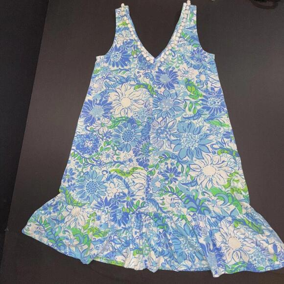 Lilly Pulitzer Frenchie Blue Designer CAMILLA SWING DRESS Preppy Classic | S - Picture 14 of 15